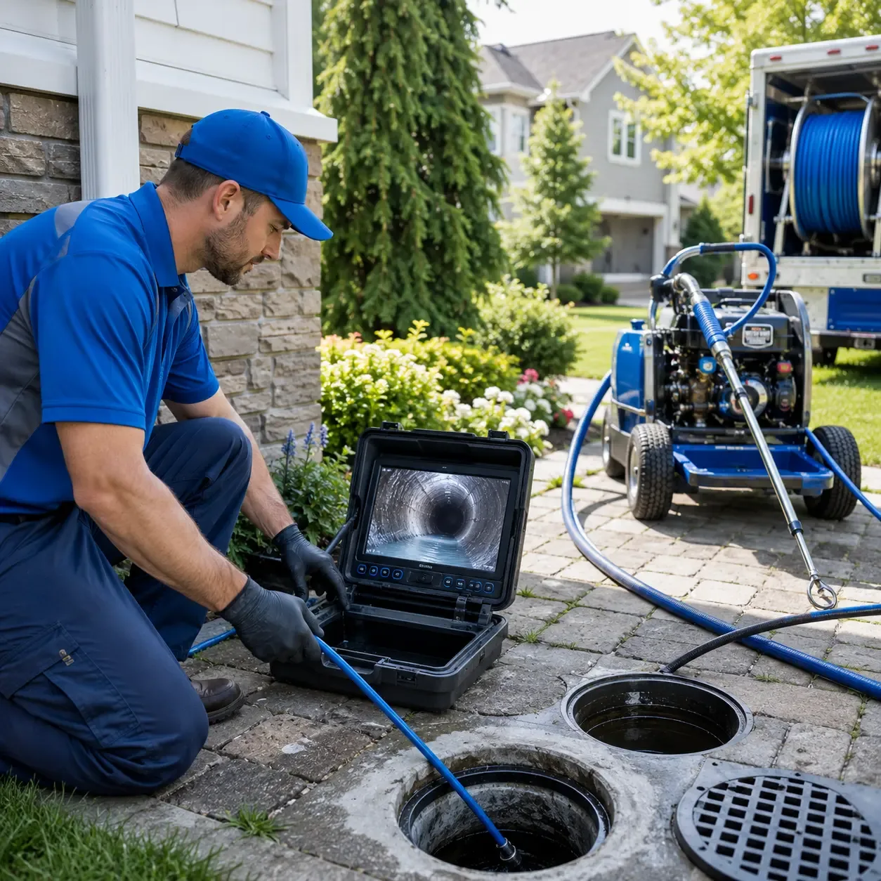 Outdoor drain cleaning professionals serving Gold Hill, OR